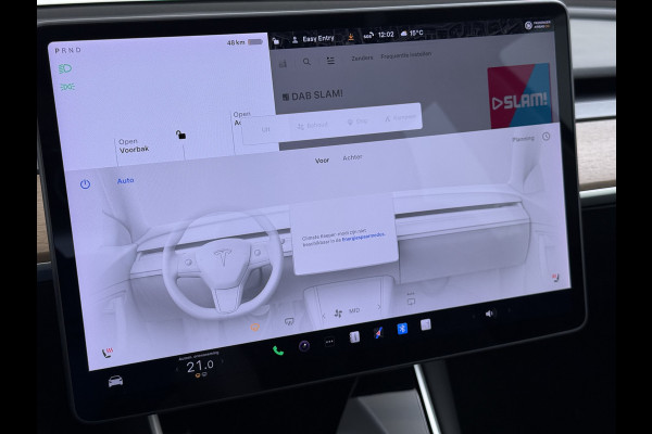Tesla Model 3 RWD SR plus LFP Accu AutoPilot Leder Panoramadak Adaptive-Cruise Camera's Elektr.-Stuur+Stoelen+Spiegels+Geheugen+Easy-Entry+Ver Navi LED DAB Voorverwarmen Keyless One-Pedal-Drive Lmv 18" SOH 90% 1e Eigenaar Origineel Nederlandse Auto