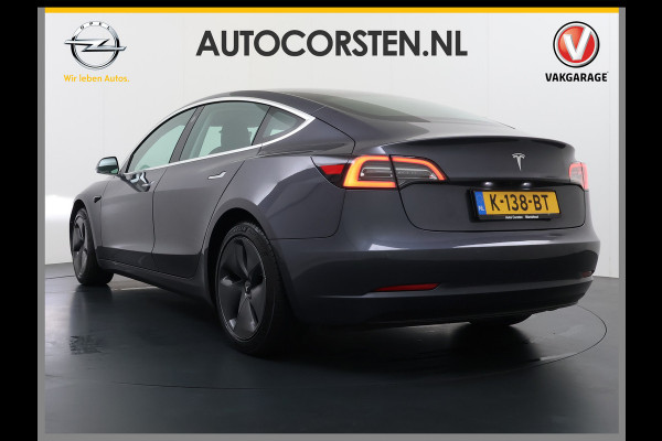 Tesla Model 3 RWD SR plus LFP Accu Trekhaak AutoPilot Leder Panoramadak Adaptive-Cruise Camera's Elektr.-Stuur+Stoelen+Spiegels+Geheugen+Easy- Navi LED DAB Voorverwarmen Keyless One-Pedal-Drive Lmv 18" SOH 92% 1e Eigenaar Origineel Nederlandse Auto 1.000kg Trekvermogen