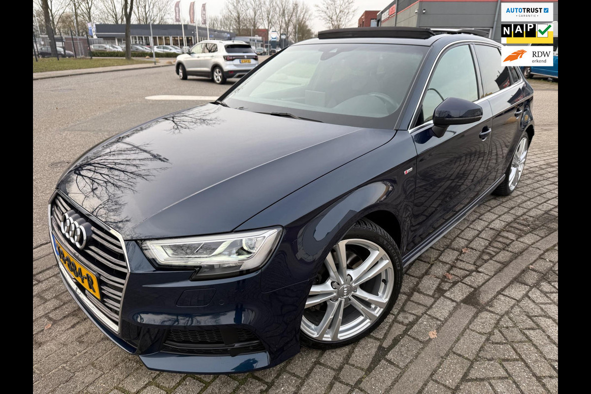 Audi A3 Sportback 2.0 TFSI QUATTRO SPORT S-LINE 2018 PANO LEDER NAP ACC LUXE