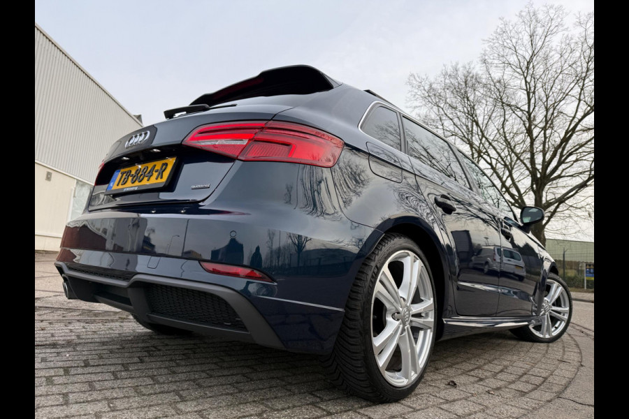 Audi A3 Sportback 2.0 TFSI QUATTRO SPORT S-LINE 2018 PANO LEDER NAP ACC LUXE