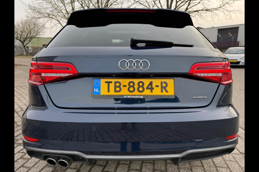 Audi A3 Sportback 2.0 TFSI QUATTRO SPORT S-LINE 2018 PANO LEDER NAP ACC LUXE