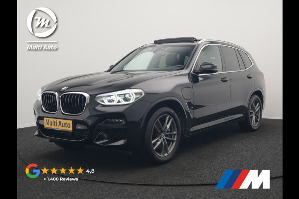 BMW X3 xDrive30e M Sport Plug In Hybrid 293pk Dealer O.H. PHEV | Panodak | Head Up | Camera | Lederen Sportstoelen Verwarmd | Sfeerverlichting | Keyless | Blis | Virtual | Navigatie | DAB |