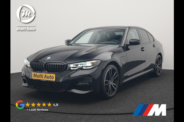 BMW 3-serie 330e M Sport Plug In Hybrid 293pk Dealer O.H. PHEV | Adaptief Onderstel | Sfeerverlichting | Alcantara Sportstoelen Verwarmd | Virtual | Apple Carplay | Navigatie | Cruise Control | DAB | 19"L.M |