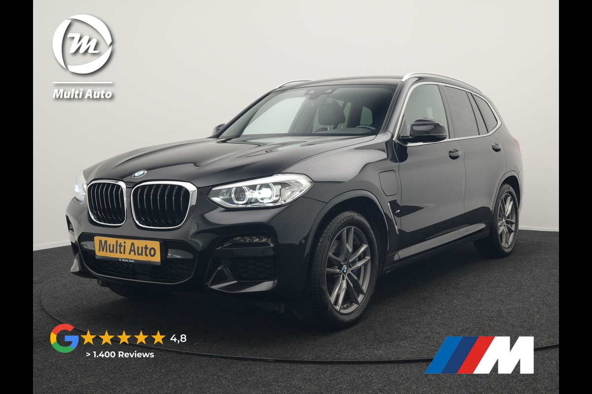 BMW X3 xDrive30e M Sport Plug In Hybrid 293pk Dealer O.H. PHEV | Trekhaak Af Fabriek | Adaptive Cruise | Camera | Apple Carplay | Lederen Sportstoelen Verwarmd | Sfeerverlichting |  Navigatie |