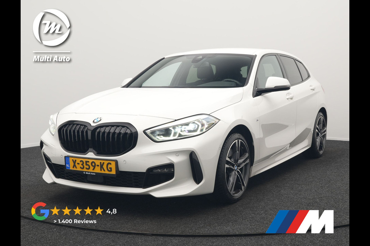 BMW 1-serie 120i M Sport 179pk Dealer O.H. | Adaptive Cruise | Camera | Sportstoelen & Stuur Verwarmd | Sfeerverlichting | Keyless | Apple Carplay | Virtual | DAB | LED Koplampen |