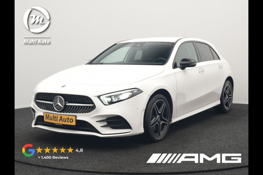 Mercedes-Benz A-Klasse 250 e AMG Line PHEV 218pk Dealer O.H. | Widescreen Navi | Camera | Alcantara Sportstoelen Verwarmd | Keyless | Sfeerverlichting | Cruise Control | Virtual | DAB | 18"L.M | Plug In Hybrid