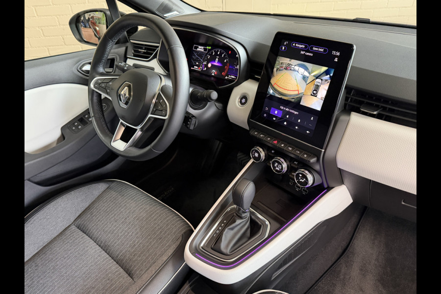 Renault Clio 1.0 TCe 92pk Aut | Intens | Groot Navi | Bose | 17" | Dode hoek | 360 | Stoel & Stuur verwarming | Volledig Renault Dealer onderhouden!