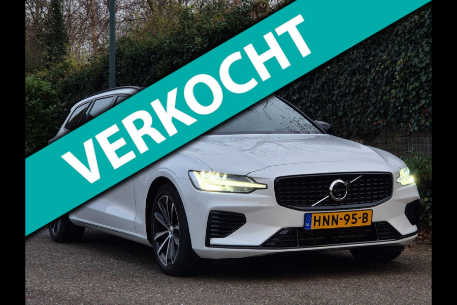 Volvo V60 2.0 T6 hybrid AWD Plus Dark 388PK KRISTAL Autopilot +70km Hyrbride BTW Volle optielijst Adaptieve cruise control CarPlay