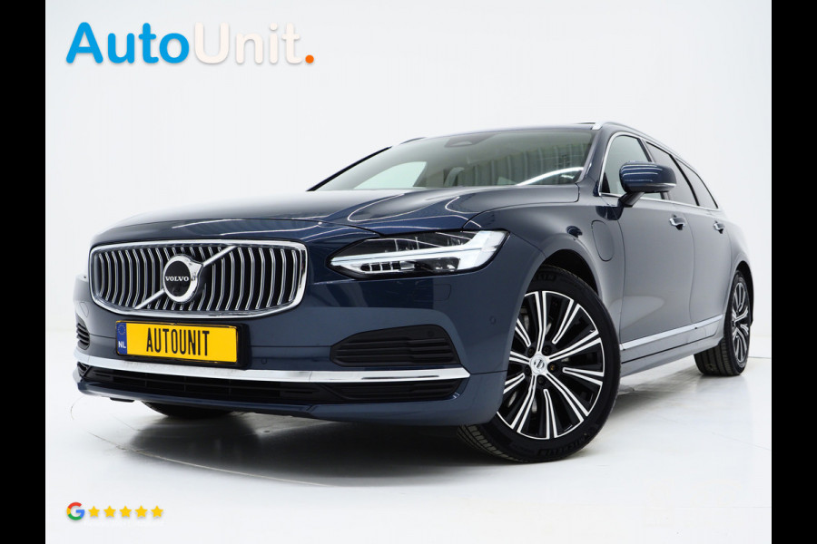 Volvo V90 2.0 T8 Recharge AWD Inscription | Panoramadak | Massage | Trekhaak | Pilot Assist | Harman/Kardon | HUD | 360 | Leder