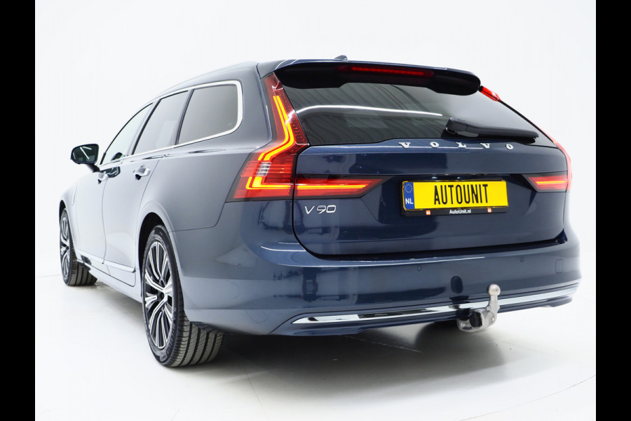 Volvo V90 2.0 T8 Recharge AWD Inscription | Panoramadak | Massage | Trekhaak | Pilot Assist | Harman/Kardon | HUD | 360 | Leder