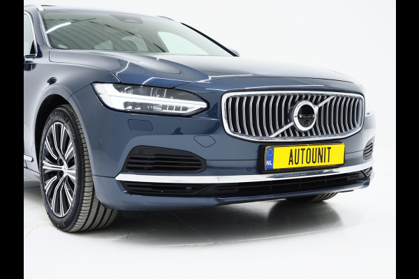 Volvo V90 2.0 T8 Recharge AWD Inscription | Panoramadak | Massage | Trekhaak | Pilot Assist | Harman/Kardon | HUD | 360 | Leder