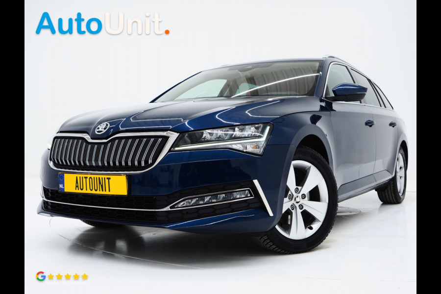 Škoda Superb Combi 1.4 TSI iV Style 218PK | Leder | Trekhaak | Camera | Keyless | Adaptive Cruise | Memory | Virtual | Carplay
