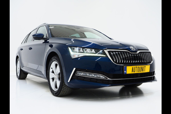 Škoda Superb Combi 1.4 TSI iV Style 218PK | Leder | Trekhaak | Camera | Keyless | Adaptive Cruise | Memory | Virtual | Carplay