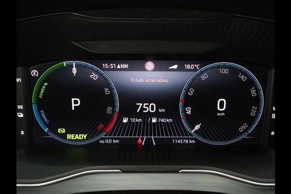 Škoda Superb Combi 1.4 TSI iV Style 218PK | Leder | Trekhaak | Camera | Keyless | Adaptive Cruise | Memory | Virtual | Carplay