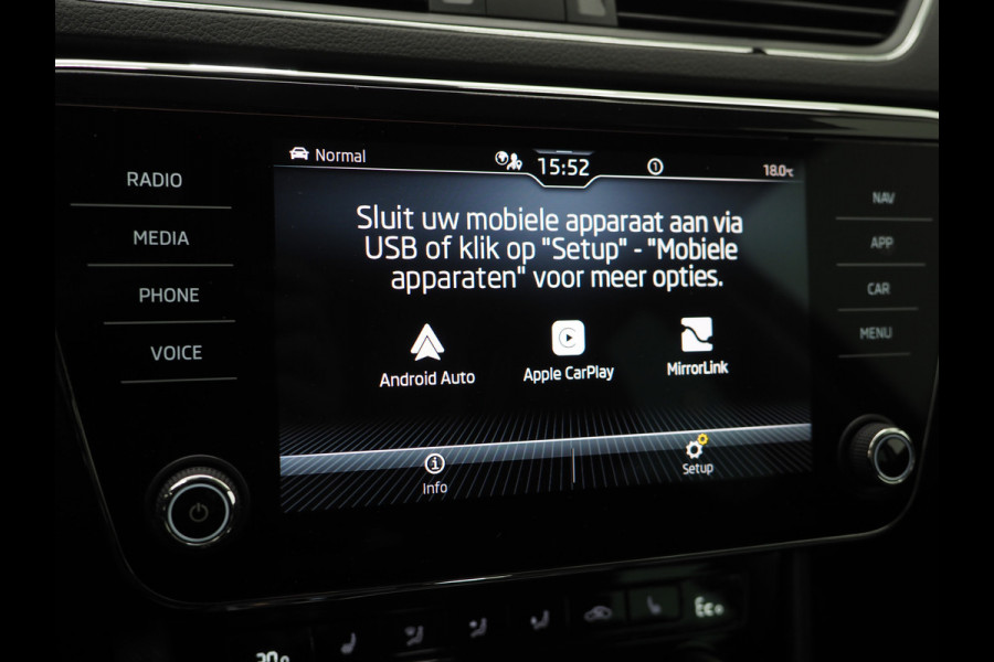 Škoda Superb Combi 1.4 TSI iV Style 218PK | Leder | Trekhaak | Camera | Keyless | Adaptive Cruise | Memory | Virtual | Carplay