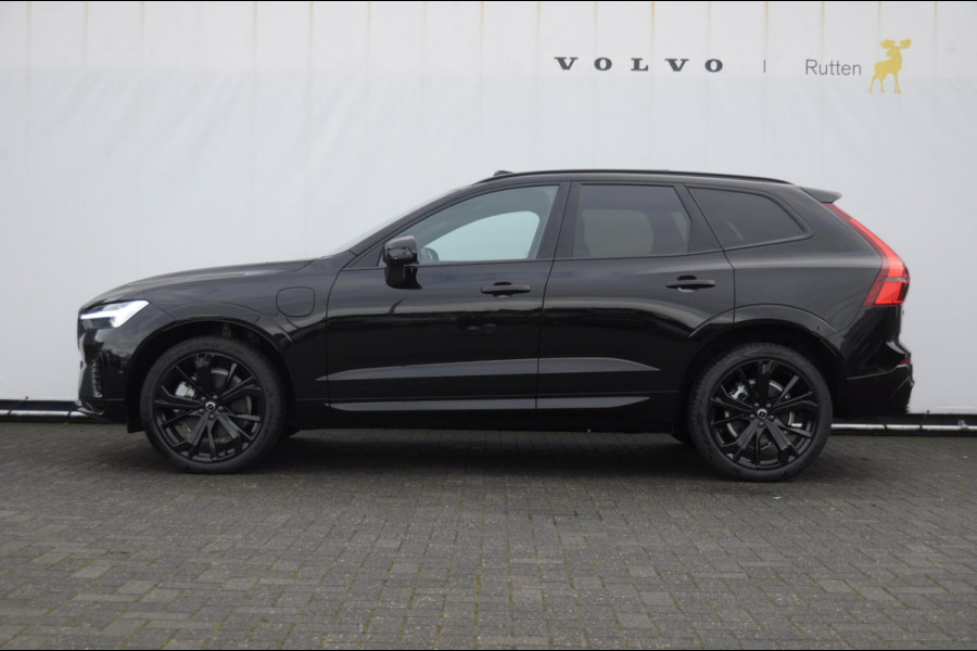 Volvo XC60 T6 350PK Automaat AWD Ultra Black Edition stoelmassage - en ventilatie / Adaptieve cruise control / Harman Kardon / BLIS / Panoramadak / Apple carplay / Parkeersensoren met 360 camera / Elektrisch bedienbare achterklep / Elektrisch verstelbare voorstoelen met geheugen / Stoel en stuurwielverwarming / 21” velgen / Getinte ramen vanaf de B-stijl