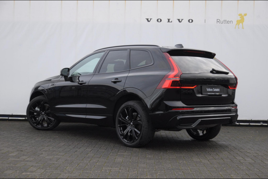 Volvo XC60 T6 350PK Automaat AWD Ultra Black Edition stoelmassage - en ventilatie / Adaptieve cruise control / Harman Kardon / BLIS / Panoramadak / Apple carplay / Parkeersensoren met 360 camera / Elektrisch bedienbare achterklep / Elektrisch verstelbare voorstoelen met geheugen / Stoel en stuurwielverwarming / 21” velgen / Getinte ramen vanaf de B-stijl