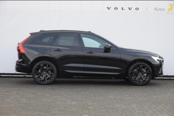 Volvo XC60 T6 350PK Automaat AWD Ultra Black Edition stoelmassage - en ventilatie / Adaptieve cruise control / Harman Kardon / BLIS / Panoramadak / Apple carplay / Parkeersensoren met 360 camera / Elektrisch bedienbare achterklep / Elektrisch verstelbare voorstoelen met geheugen / Stoel en stuurwielverwarming / 21” velgen / Getinte ramen vanaf de B-stijl