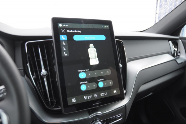 Volvo XC60 T6 350PK Automaat AWD Ultra Black Edition stoelmassage - en ventilatie / Adaptieve cruise control / Harman Kardon / BLIS / Panoramadak / Apple carplay / Parkeersensoren met 360 camera / Elektrisch bedienbare achterklep / Elektrisch verstelbare voorstoelen met geheugen / Stoel en stuurwielverwarming / 21” velgen / Getinte ramen vanaf de B-stijl
