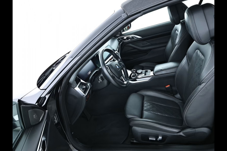 BMW 4 Serie Cabrio 430iA ** LED, NAVI+, HuD, BMW IND. LEDER, STOELVENT, NEKVERW, 18-inch LMV ** 1e EIG - Slechts 23.230km. ** ** INFORMEER OOK NAAR ONZE AANTREKKELIJKE FINANCIAL-LEASE TARIEVEN **