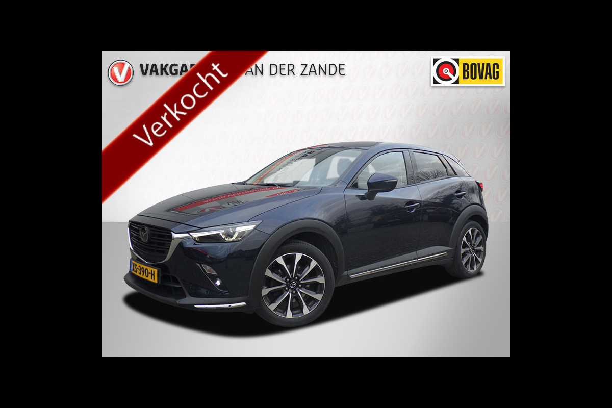 Mazda CX-3 2.0 AUT SkyActiv-G 120 GT-M, Camera, Leder, Trekhk, Compleet!