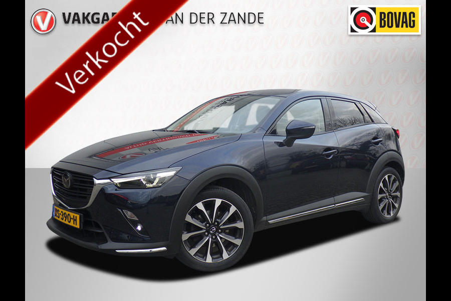 Mazda CX-3 2.0 AUT SkyActiv-G 120 GT-M, Camera, Leder, Trekhk, Compleet!