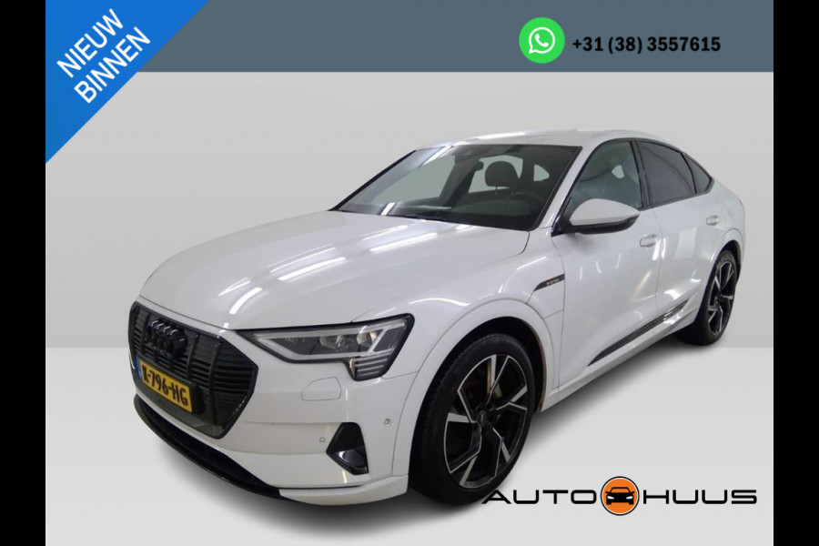 Audi e-tron Sportback Aut. 55 Quattro Edition 95kWh | SoH 93% | Navi | LED | Stoel Verwarming |