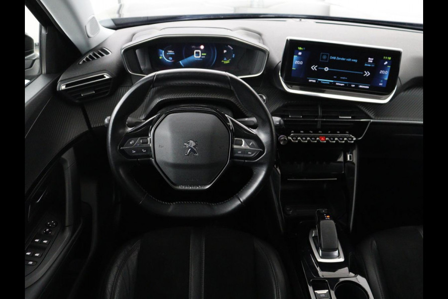 Peugeot e-2008 EV Blue Lease Allure 50 kWh | Carplay | Half leder | Camera | Digital Cockpit | Full LED | Cruise control | Climate control | Bluetooth