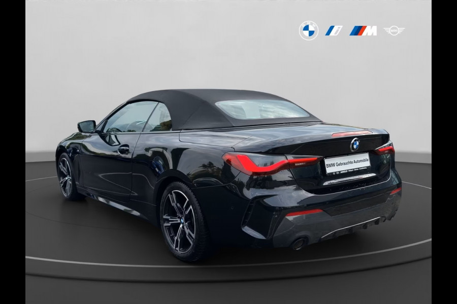 BMW 4 Serie Cabrio 420iA M-SPORT ** COGNAC LEDER, NAVI+, HuD, H&K SOUND,  NEKVERW, 18-inch LMV ** 1e EIG - Slechts 11.900KM (!) ** ** INFORMEER OOK NAAR ONZE AANTREKKELIJKE FINANCIAL-LEASE TARIEVEN **