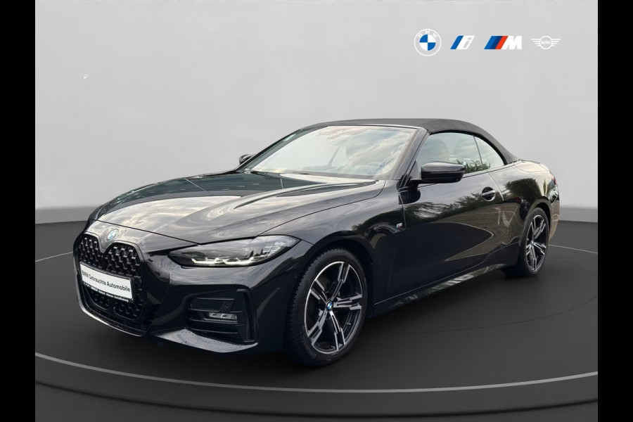 BMW 4 Serie Cabrio 420iA M-SPORT ** COGNAC LEDER, NAVI+, HuD, H&K SOUND,  NEKVERW, 18-inch LMV ** 1e EIG - Slechts 11.900KM (!) ** ** INFORMEER OOK NAAR ONZE AANTREKKELIJKE FINANCIAL-LEASE TARIEVEN **