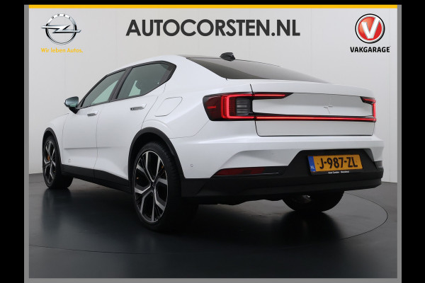 Polestar 2 78kWh 408PK PERFORMANCE 0-100 4,7sec. Long Range Pano-dak Elektr.Stoel+Stuur-verwarmd GSM-Key (semi-)-AutoPilot AWD GSM-Sleutel  SOH 93% Google-Android® Navi 360°Camera Elek.Achterklep PDC-a+v Performance-Ophanging Premium-Audio Active-Grille Keyless LEDParkeerassist auto 1.500KG Trekgewicht! 3fase 11kw thuis laden 4-season-Bnd € 66.000 nieuw