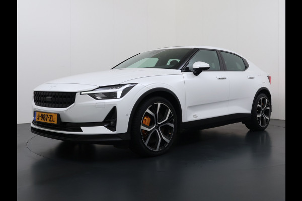 Polestar 2 78kWh 408PK PERFORMANCE 0-100 4,7sec. Long Range Pano-dak Elektr.Stoel+Stuur-verwarmd GSM-Key (semi-)-AutoPilot AWD GSM-Sleutel  SOH 93% Google-Android® Navi 360°Camera Elek.Achterklep PDC-a+v Performance-Ophanging Premium-Audio Active-Grille Keyless LEDParkeerassist auto 1.500KG Trekgewicht! 3fase 11kw thuis laden 4-season-Bnd € 66.000 nieuw