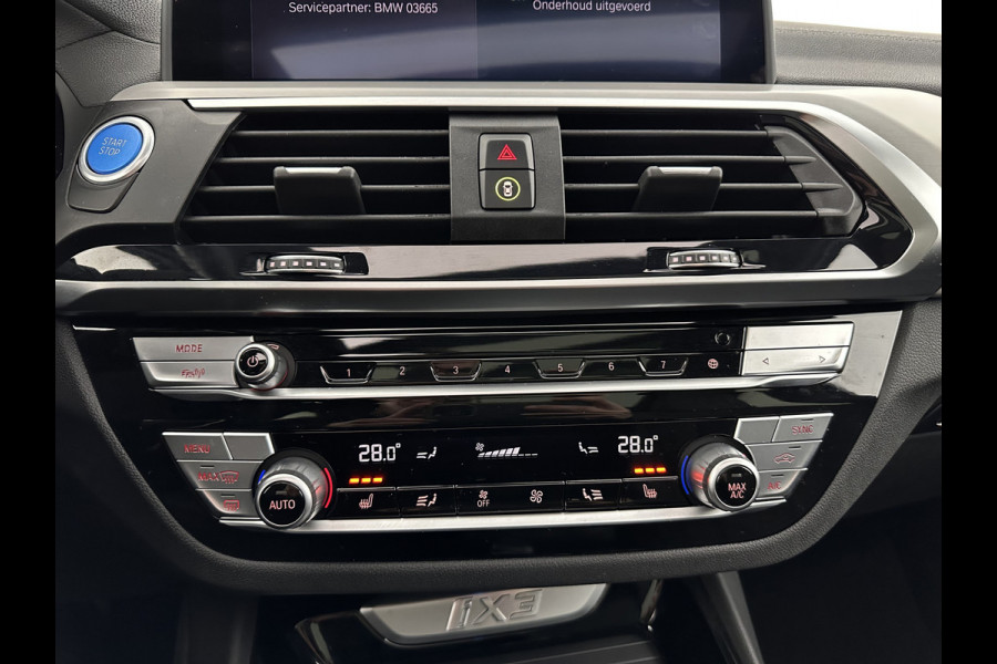 BMW iX3 High Executive 80 kWh [ 3-Fase ] {SOH-98%} (INCL-BTW) Aut. *PANO | LEATHER | HARMAN/KARDON | FULL-LED | BLINDSPOT | MEMORY-PACK | DIGI-COCKPIT | HEATED-SPORTSEATS | KEYLESS | TOPVIEW | DAB+ | NAVI-FULLMAP | HEAD-UP | PRIVACY-GLASS |