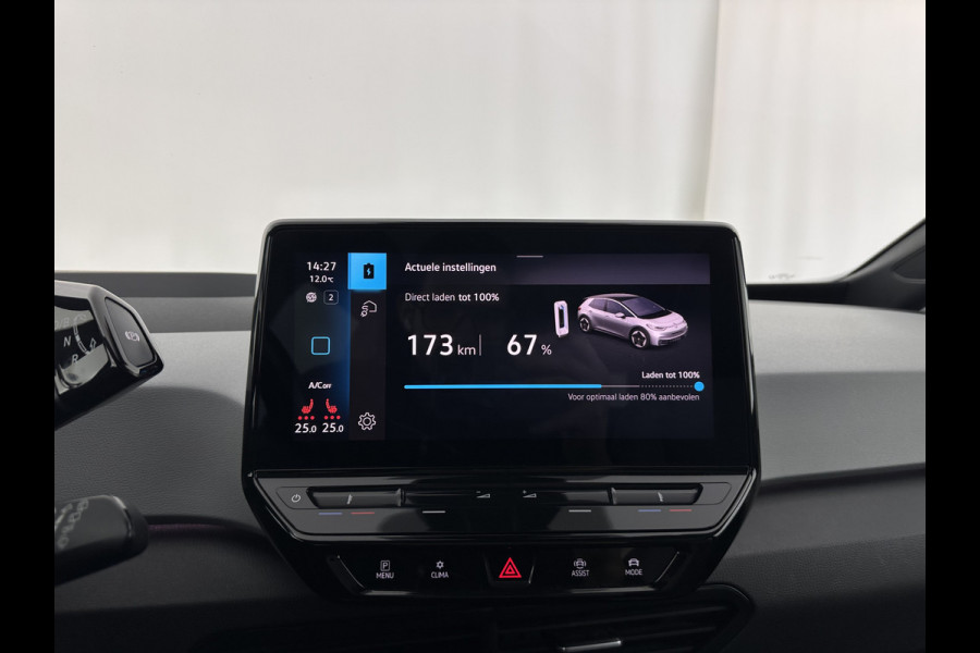 Volkswagen ID.3 First Max 58 kWh [ 3-Fase-11kW ] {SOH-87%} (INCL-BTW) *HEATPUMP | PANO | HEAD-UP | ADAPTIVE-CRUISE | IQ-LIGHTS | BLINDSPOT | CAMERA | KEYLESS | MICROFIBRE | AMBIENTLIGHT | NAVI-FULLMAP | DAB+ | ECC | HEATED-SPORTSEATS | DIGI-COCKPIT |