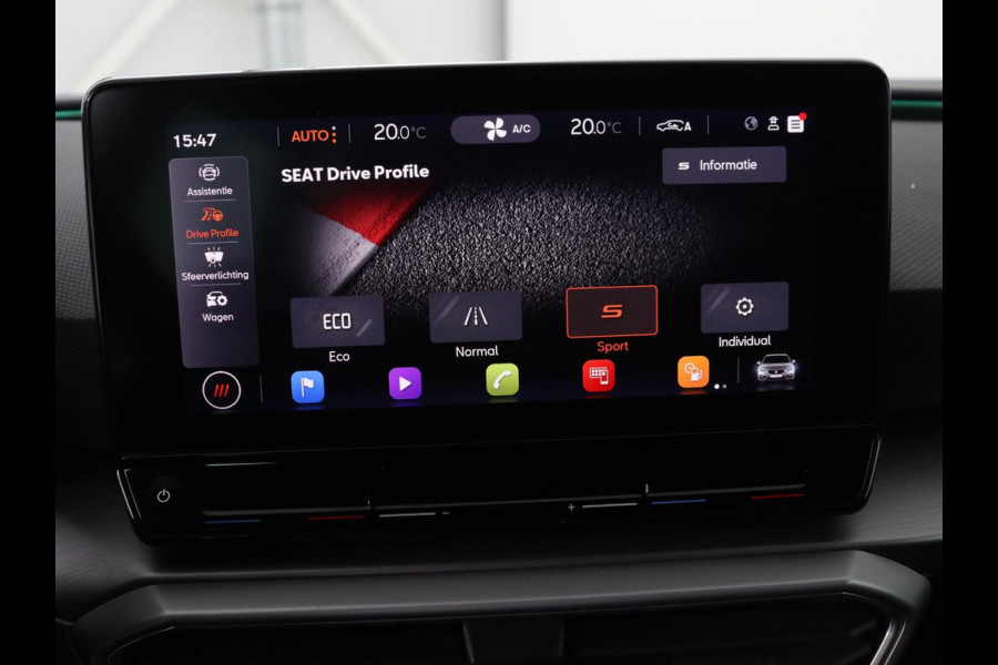 Seat Leon Sportstourer 1.5 eTSI FR Launch Edition | Carplay | Full LED | Adaptive Cruise | Sfeerverlichting | Navigatie | PDC