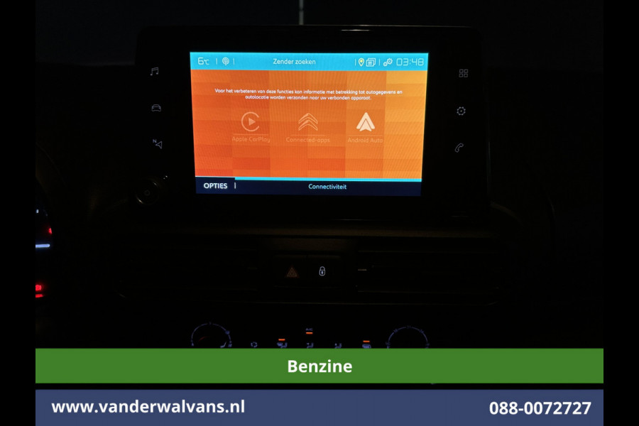 Citroën Berlingo 1.2 PureTech 131pk Automaat **Benzine** L1H1 Euro6 Airco | 3-Zits | Navigatie | Camera | Apple carplay android auto, cruisecontrol, parkeersensoren, bijrijdersbank