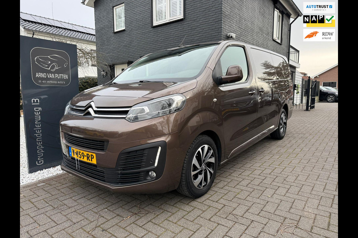 Citroën Jumpy 2.0 BlueHDI XXL L3 /2 X schuifdeur /Camera /Cruise /Leer /Navigatie /3-zits