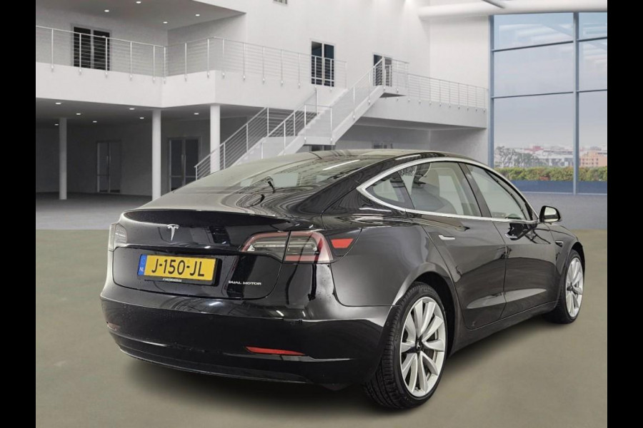 Tesla Model 3 Long Range Dual Motor AWD 75 kWh | Navi | Panorama | Trekhaak | Leder | Camera |