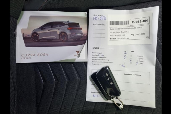 CUPRA Born Aut. Essential Edition 62 kWh | Groot Navi | Apple Car Play | ECC | PDC |