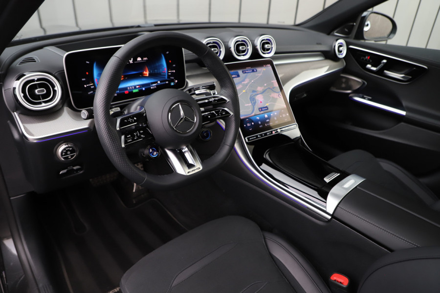 Mercedes-Benz C-Klasse AMG 63 S E Performance | 680PK | Achterasbesturing | Head-up | Burmester | Keyless-go | Sfeerverlichting | Digital-light | Acc |