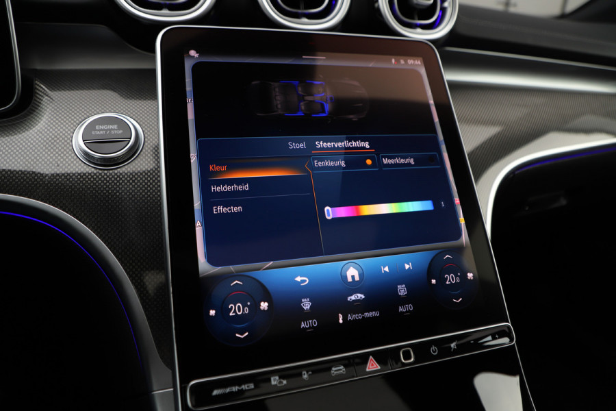 Mercedes-Benz C-Klasse AMG 63 S E Performance | 680PK | Achterasbesturing | Head-up | Burmester | Keyless-go | Sfeerverlichting | Digital-light | Acc |