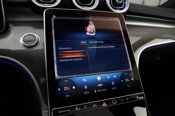 Mercedes-Benz C-Klasse AMG 63 S E Performance | 680PK | Achterasbesturing | Head-up | Burmester | Keyless-go | Sfeerverlichting | Digital-light | Acc |