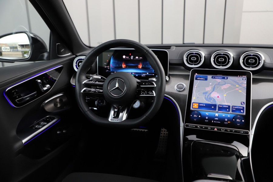 Mercedes-Benz C-Klasse AMG 63 S E Performance | 680PK | Achterasbesturing | Head-up | Burmester | Keyless-go | Sfeerverlichting | Digital-light | Acc |