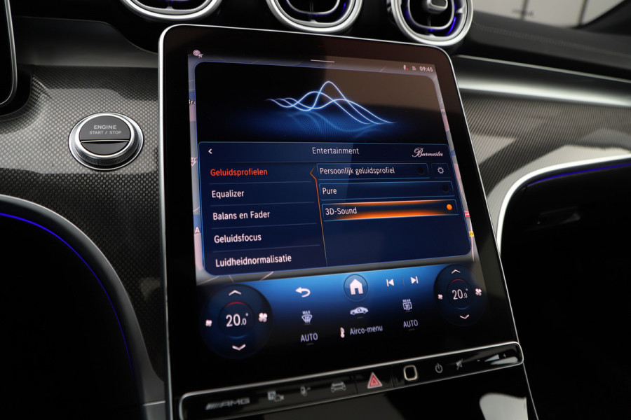 Mercedes-Benz C-Klasse AMG 63 S E Performance | 680PK | Achterasbesturing | Head-up | Burmester | Keyless-go | Sfeerverlichting | Digital-light | Acc |