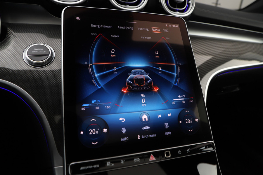 Mercedes-Benz C-Klasse AMG 63 S E Performance | 680PK | Achterasbesturing | Head-up | Burmester | Keyless-go | Sfeerverlichting | Digital-light | Acc |