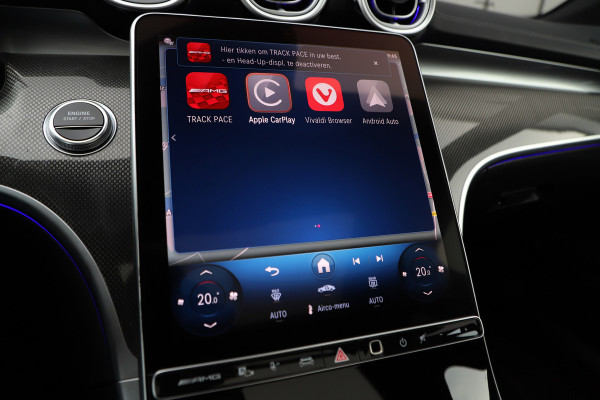 Mercedes-Benz C-Klasse AMG 63 S E Performance | 680PK | Achterasbesturing | Head-up | Burmester | Keyless-go | Sfeerverlichting | Digital-light | Acc |