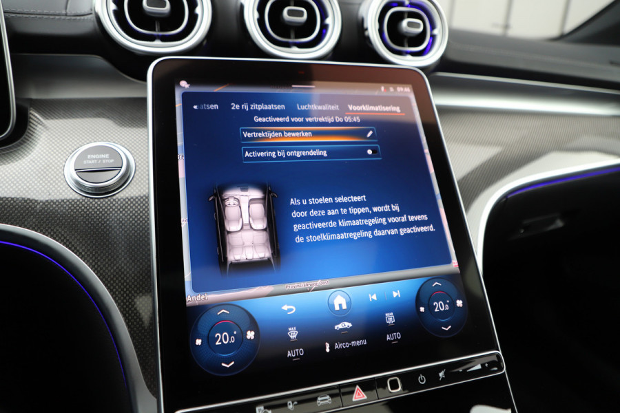 Mercedes-Benz C-Klasse AMG 63 S E Performance | 680PK | Achterasbesturing | Head-up | Burmester | Keyless-go | Sfeerverlichting | Digital-light | Acc |