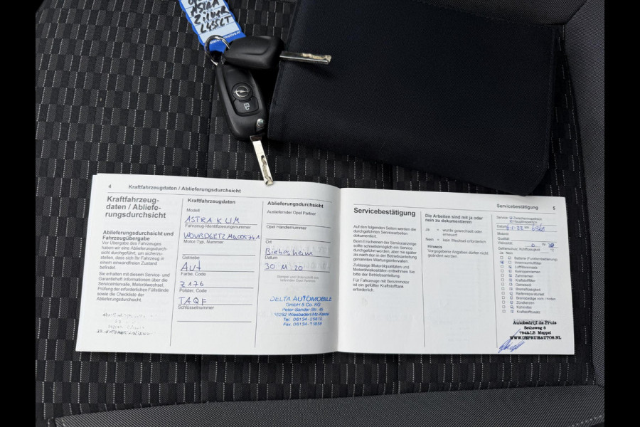 Opel Astra 1.4 Launch Elegance | AUTOMAAT | AGR STOELEN | CAMERA | STOEL- & STUURWIELVERWARMING | NAVIGATIE | GOED ONDERHOUDEN | AFNEEMBARE TREKHAAK | INCL. 12 MND BOVAG GARANTIE