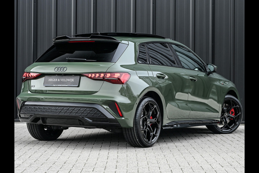 Audi A3 Sportback 45 TFSI e S edition 272pk Competition | Panoramadak | 5 jr garantie | Ambiance interieur | Active Cruise | Sonos Sound | S-Seats + Memory | Head-Up | Camera | Stoelverwarming | Keyless