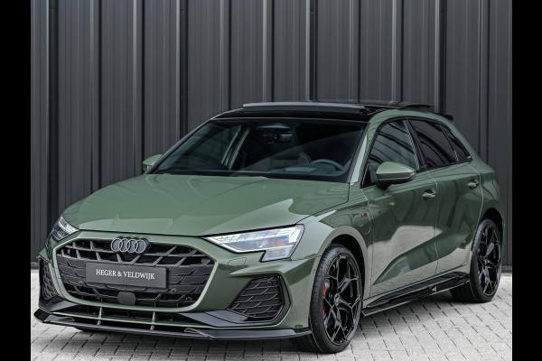 Audi A3 Sportback 45 TFSI e S edition 272pk Competition | Panoramadak | 5 jr garantie | Ambiance interieur | Active Cruise | Sonos Sound | S-Seats + Memory | Head-Up | Camera | Stoelverwarming | Keyless